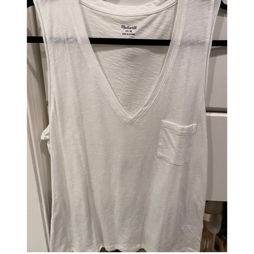 Brand new Madewell white tank, size medium